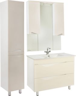 Пенал Bellezza Эйфория 35см левый бежевый 00000006543